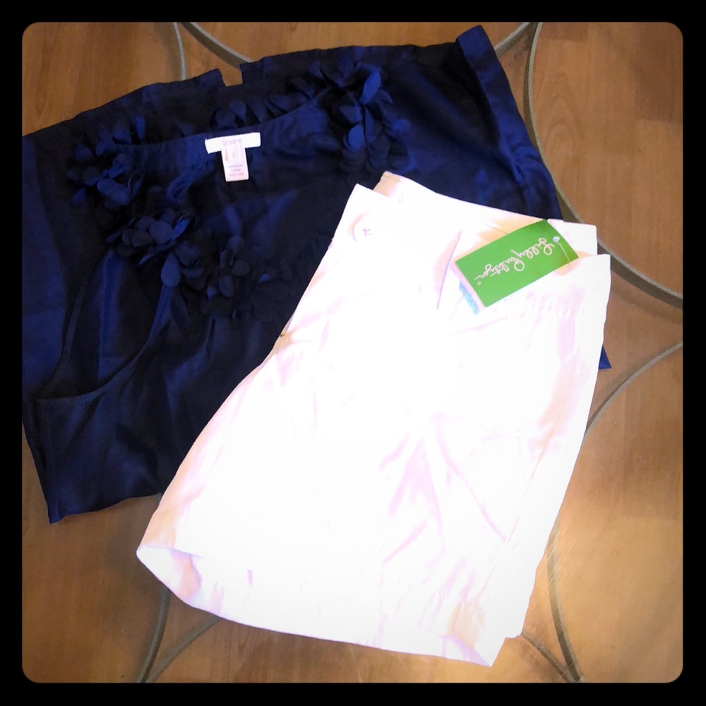 White shorts